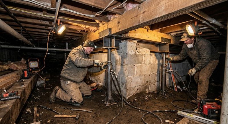 Basement Foundation Repair in Greenville, SC