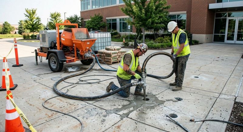 Commercial Concrete Leveling Service