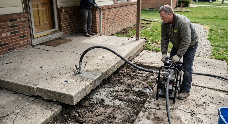 Patio Raising in Columbus, OH