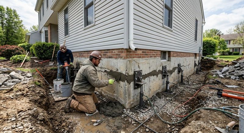 Basement Foundation Repair in Greenville, SC