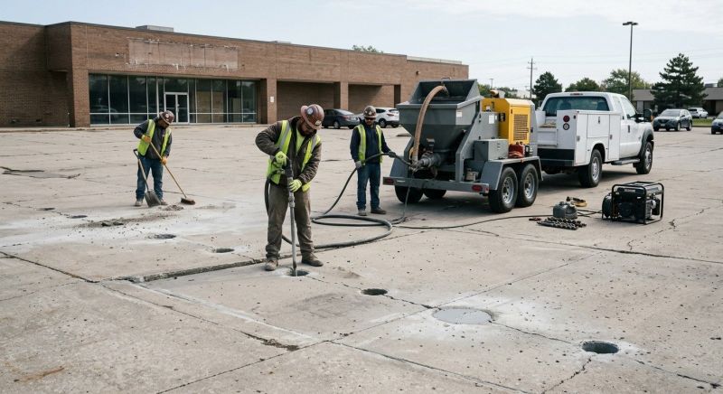 Commercial Concrete Leveling in Denver, CO