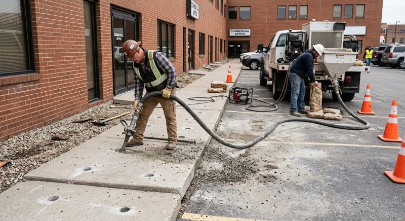 Commercial Concrete Leveling in Columbus, OH