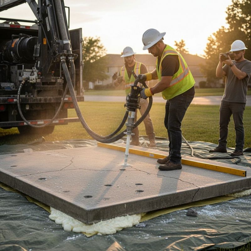 Commercial Concrete Mudjacking in Denver, CO