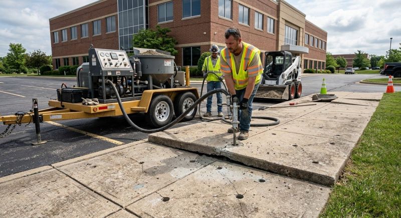 Commercial Concrete Mudjacking in Denver, CO