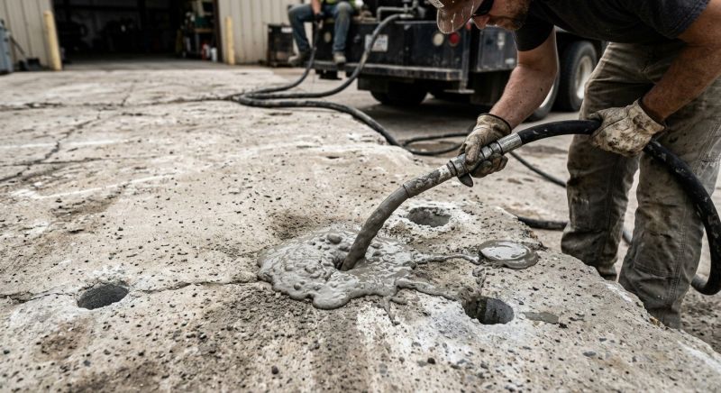 Commercial Concrete Mudjacking in Columbus, OH