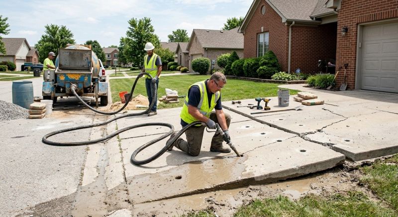 Driveway Slab Lifting in San Antonio, TX