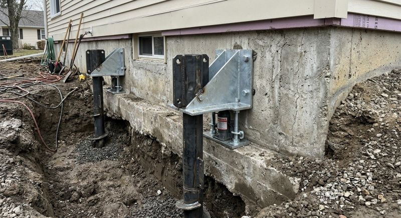 Foundation Pier Leveling in Fort Collins, CO