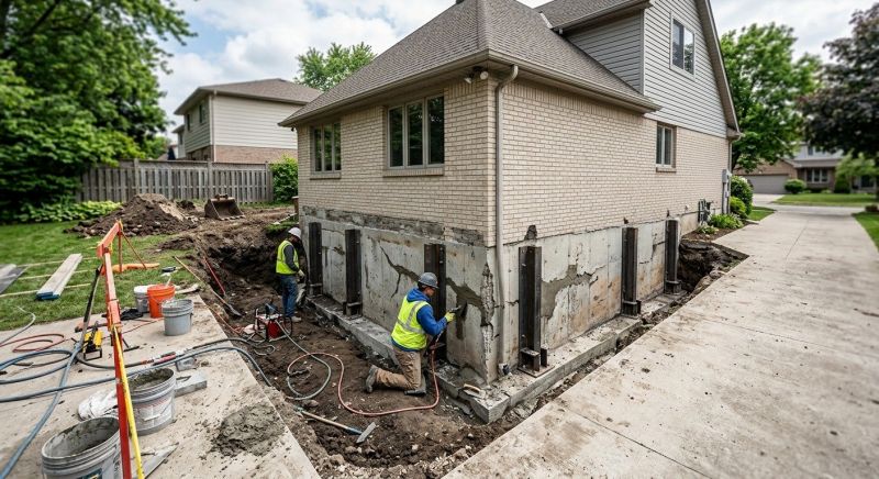 Foundation Pier Repair in Columbus, OH