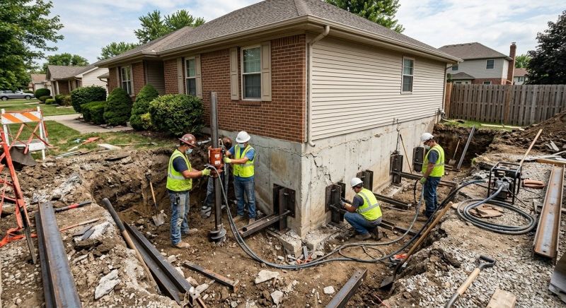 Foundation Pier Repair in Tampa, FL