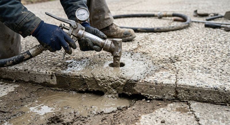 Patio Mudjacking in Des Moines, IA