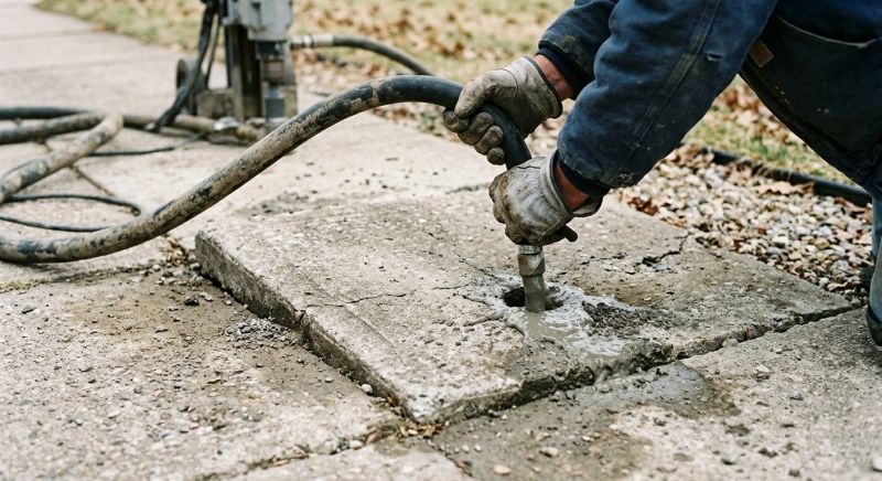 Sidewalk Leveling in West Des Moines, IA