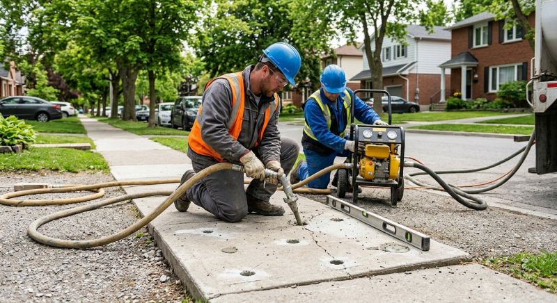 Sidewalk Leveling in San Antonio, TX