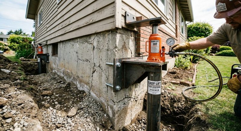Sinking Foundation Lifting in Sarasota, FL