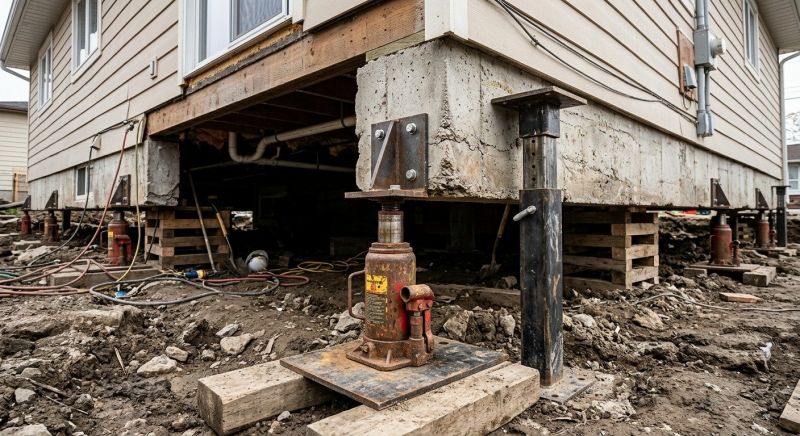 Sinking Foundation Lifting in Sarasota, FL
