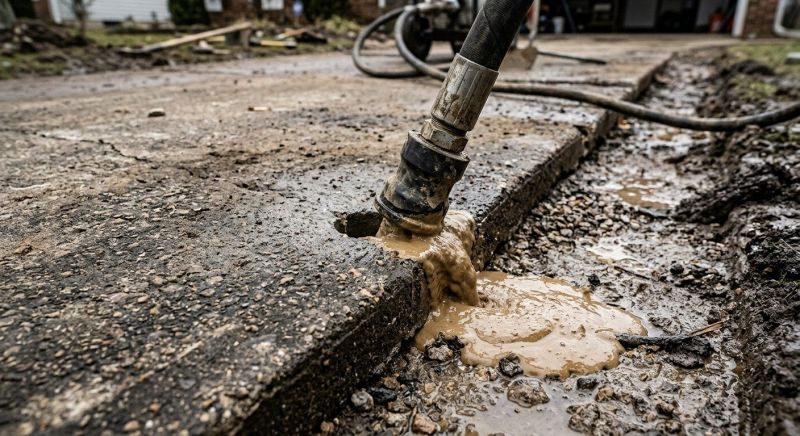 Slab Mudjacking in Des Moines, IA