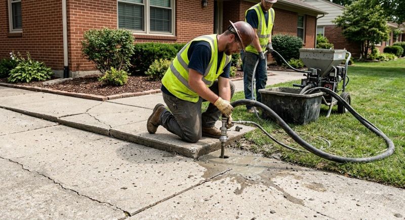 Sunken Sidewalk Repair in San Antonio, TX