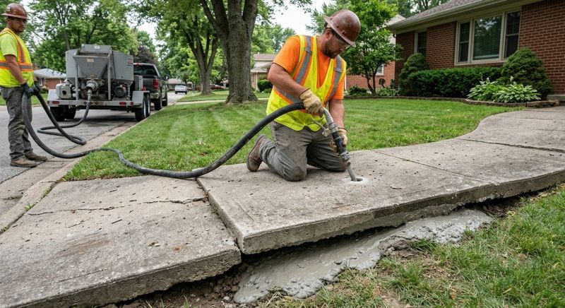 Walkway Leveling in Columbus, OH