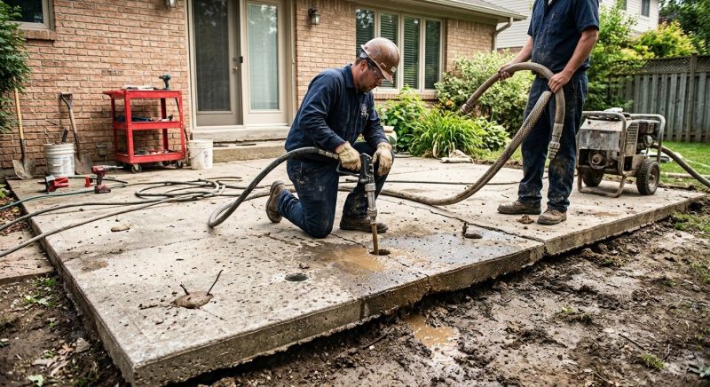 Walkway Leveling in Columbus, OH
